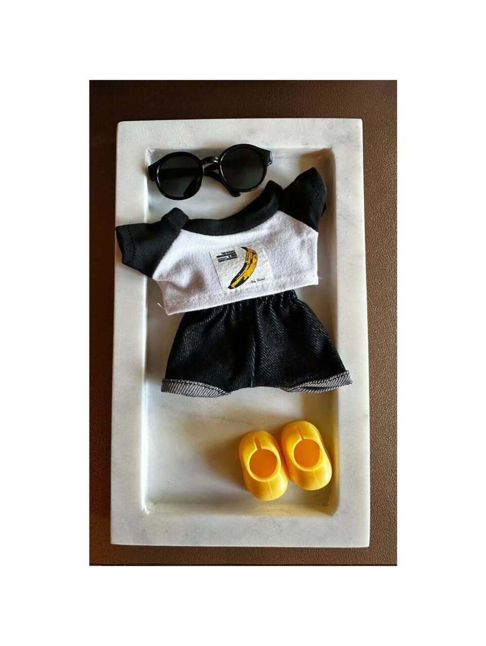 Band T-shirt Banana Set for Labubu